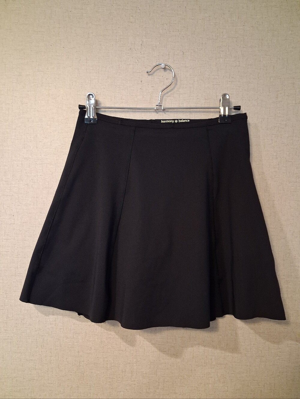Harmony & Balance Black Skater Skirt